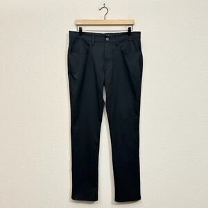 TRAVIS MATHEW Open To Close Pants Chino Black Preppy Golf Performance